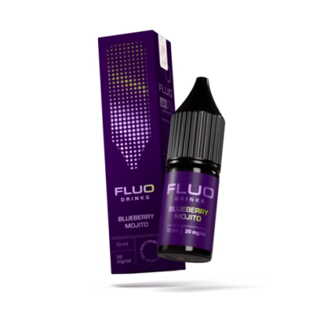 Liquid Fluo Salt Drinks 20mg 10ml - Blueber Mojito