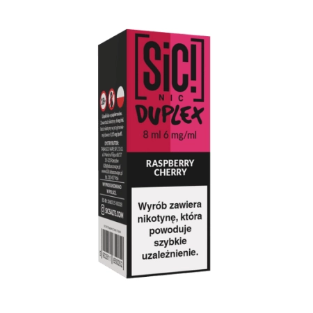 Liquid SIC! NIC 8ml Raspberry Cherry 6mg