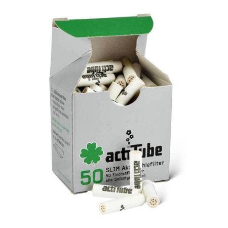 Actitube Active Carbon Slim Filters 7mm 50pcs
