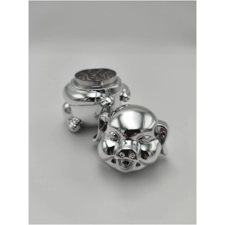 Młynek 3-czesciowy Pig Silver