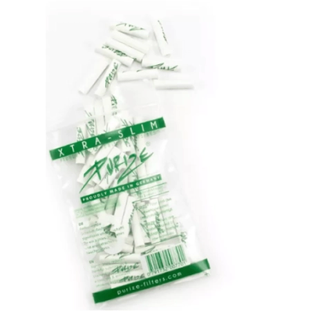 Filtry węglowe Purize XTRA Slim WHITE 50szt. 6mm