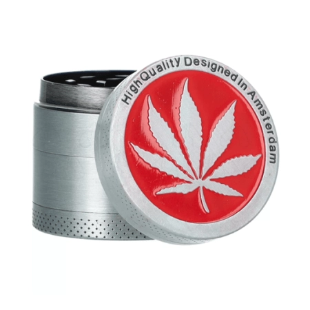 Młynek do suszu LIŚĆ 4 części średnica 38 mm metal