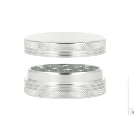 Green Ripper Grinder Aluminium 2-częściowy srebrny