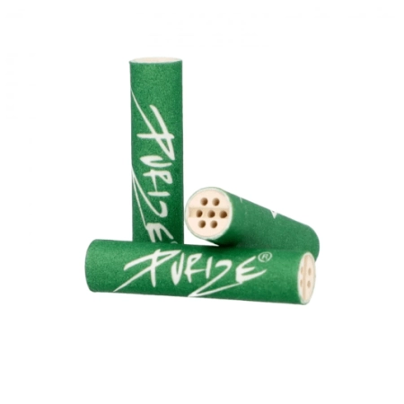 Filtry węglowe Purize XTRA Slim 100 szt GREEN