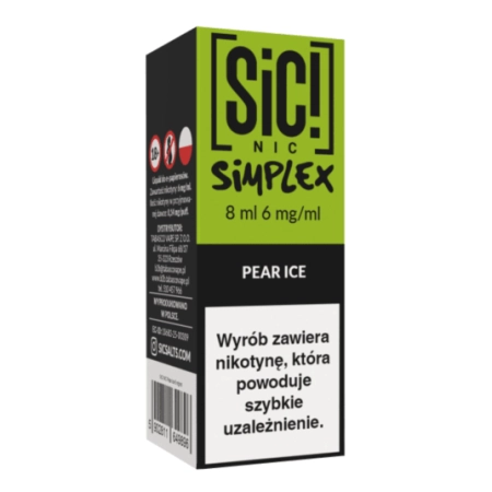 Liquid SIC! NIC 8ml Pear Ice 6mg