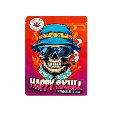 Samarka Happy Skull 12,5x9,5cm (50pcs)