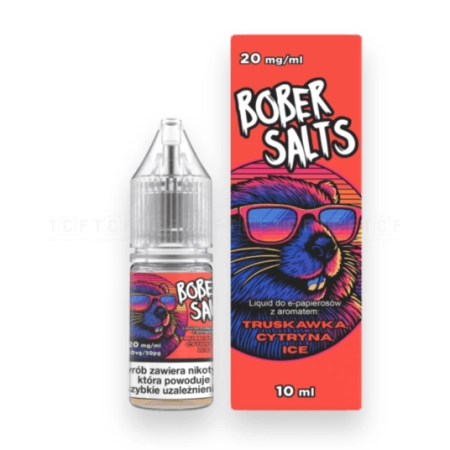 Liquid Bober Salts 10ml - Truskawka, Cytryna, Ice