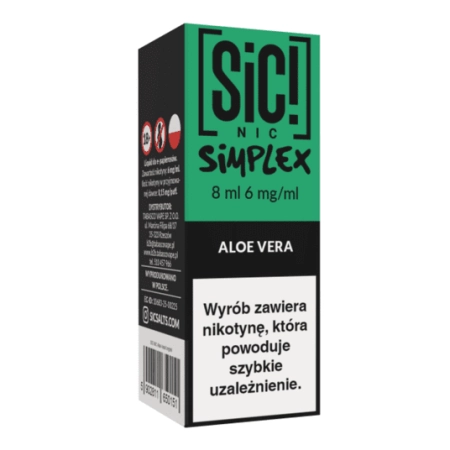 Liquid SIC! NIC 8ml Aloe Vera 6mg