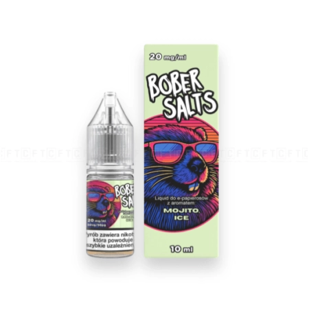Liquid Bober Salts 10ml - MOJITO, ICE 20mg/ml