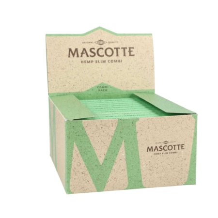 Bibułki Mascotte Org Hemp KS Slim z filterkami BOX