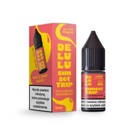 Liquid Delulu Salt 10ml - Peach Melon Waterme 20mg