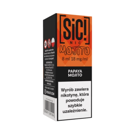 Liquid SIC! NIC 8ml Papaya Mojito 18mg