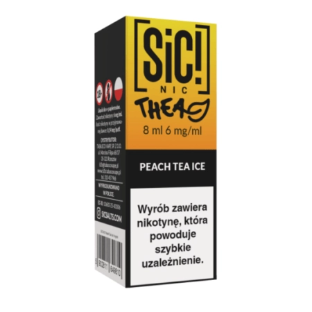Liquid SIC! NIC 8ml Peach Tea Ice 6mg