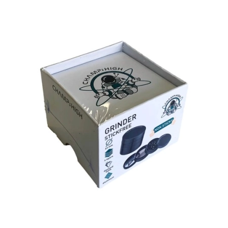 Młynek Aluminiowy Champ High Stickfree - Black
