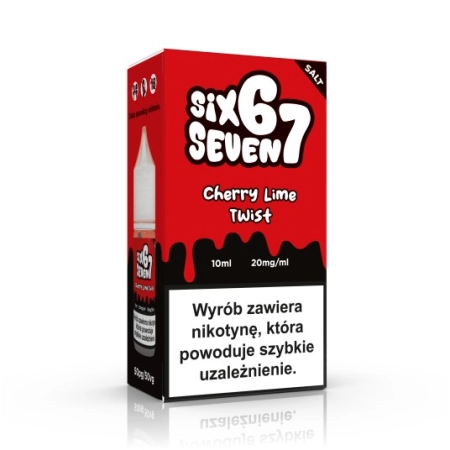 Liquid Six Seven 67 Salt 20mg 10ml Cherry Lime Twi
