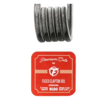 Fused Clapton RDL Ni80 0.50 New Version (10szt) -