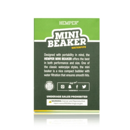 Fajka bongo HEMPER - Mini Beaker
