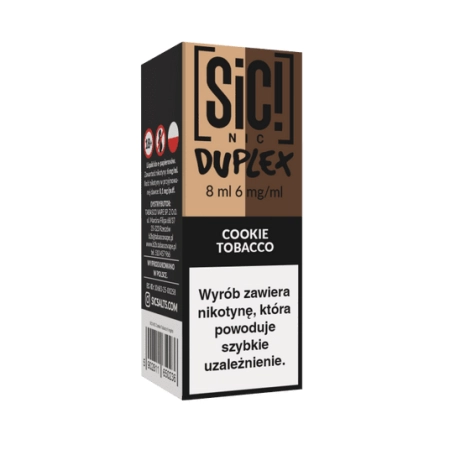 Liquid SIC! NIC 8ml Cookie Tobacco 6mg