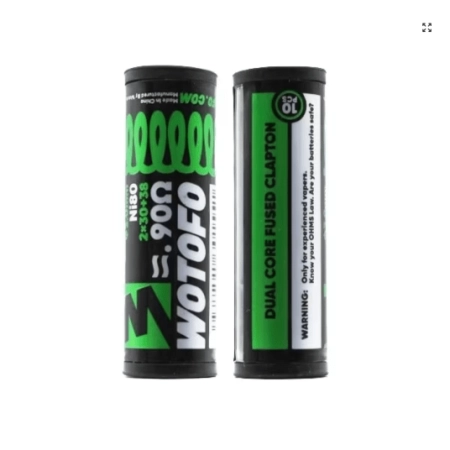 WOTOFO Grzałki Dual Core Fused Clapton 3mm 0.90 Oh