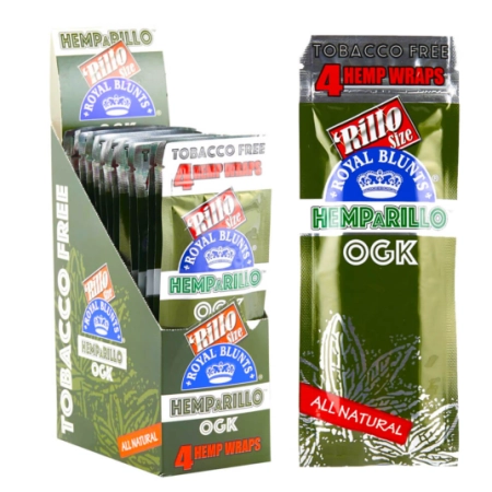 Hemparillo Hemp Wraps OGK x4 Blunts 15pcs