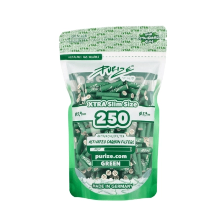 Filtry z aktywnym węglem Purize XTRA Slim GREEN
