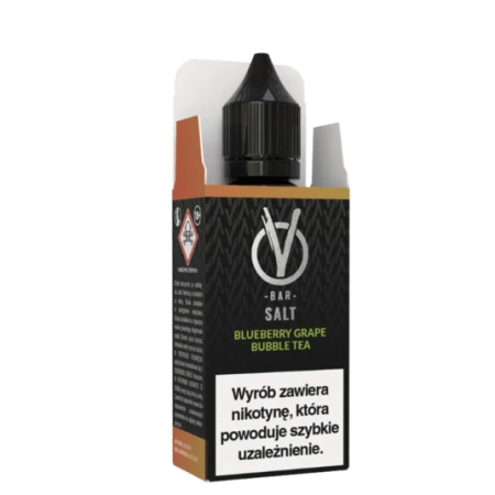 Liquid VBAR Salt 10ml - Blueberry Grape Bubble Tea