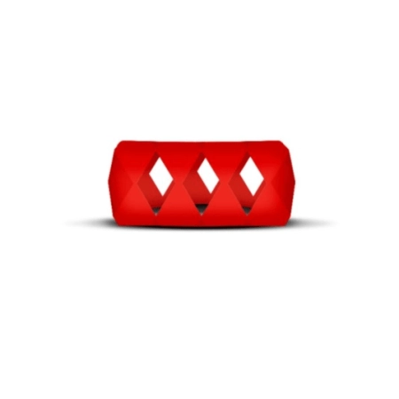 Vape Band Red Bubble Diamond 24 - 28mm