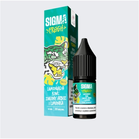 Liquid SIGMA FRESH Salts 10ml - Lemoniada Kiwi, Zi