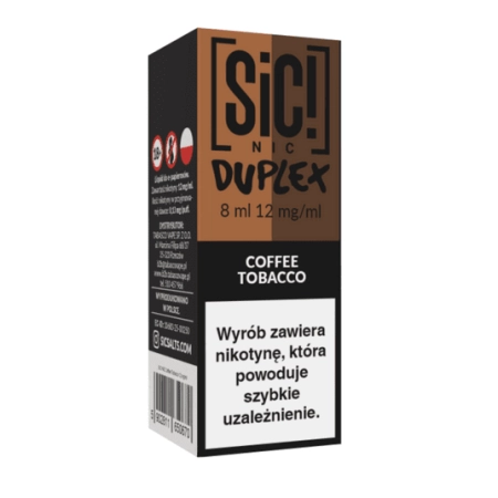 Liquid SIC! NIC 8ml Coffee Tobacco 12mg