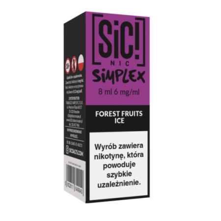 Liquid SIC! NIC 8ml Forest Fruits Ice 6mg