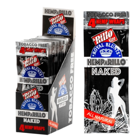 Hemparillo Hemp Wraps Naked x4 Blunts 4szt