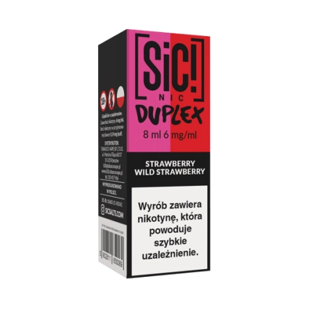 Liquid SIC! NIC 8ml - Strawberry Wild Strawbe 6mg