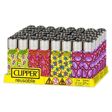 Zapalniczka Clipper Psycho 48szt
