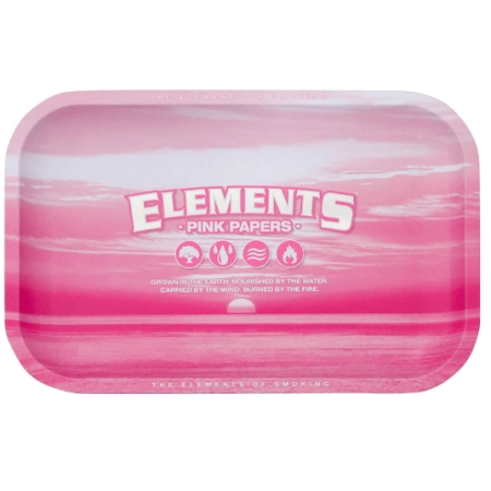 Tacka Elements Pink Medium Metal Rolling Tray
