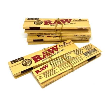 RAW Classic Rolling Papers KS Slim + Tips 24 szt