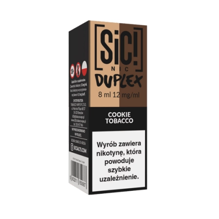Liquid SIC! NIC 8ml Cookie Tobacco 12mg