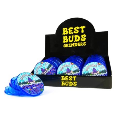 Młynek Best Buds Plastic Purple Haze 3-częściowy