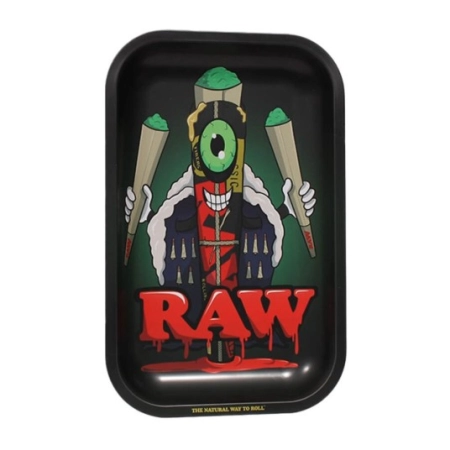 Tacka RAW Metal Rolling Tray Cone Monster Medium