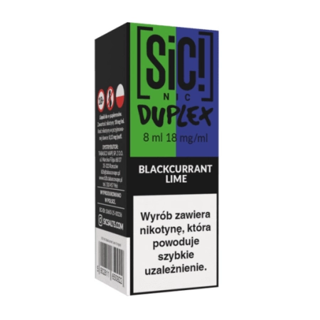 Liquid SIC! NIC 8ml Blackcurrant Lime 18mg