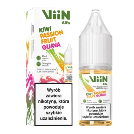 Liquid Viin Alfa Kiwi Passion Fruit Guava 10ml 20m