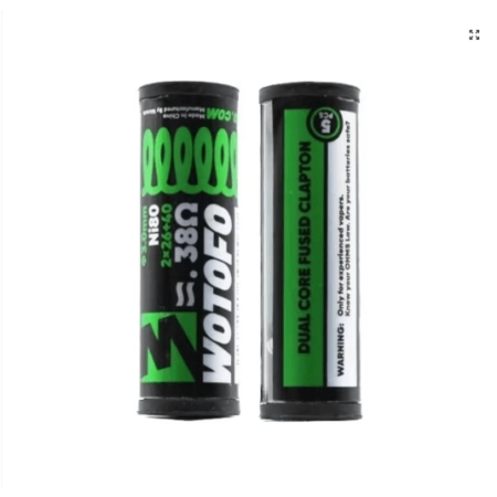 WOTOFO Grzałki Dual Core Fused Clapton 3mm 0.38 Oh