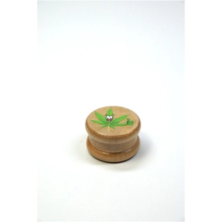 Młynek Drewniany 53mm 2-częściowy - mix