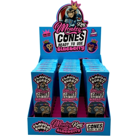 Monkey King KS Flavor Cones Blueberry 1szt