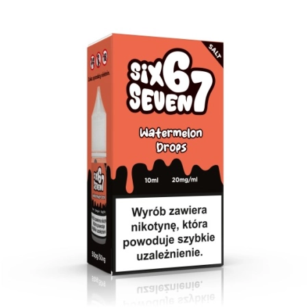 Liquid Six Seven 67 Salt 20mg 10ml Watermelon Drop