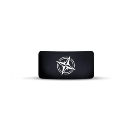 Vape Band Black Logo Compass 22 to 26mm