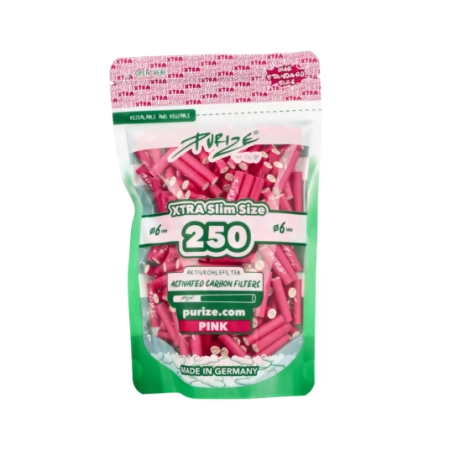 Filtry z aktywnym węglem Purize XTRA Slim Pink 250