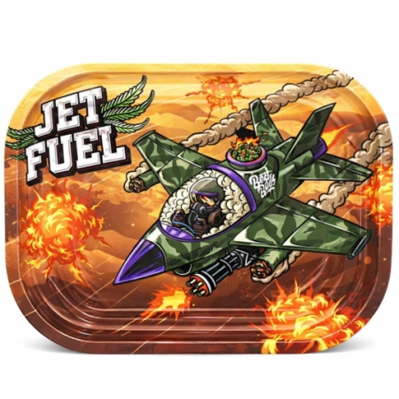 Tacka Best Buds Jet Fuel Metal Rolling Tray Small