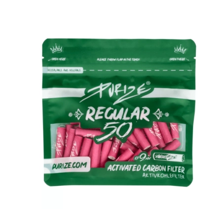 Filtry węglowe do jointów Purize REGULAR Pink 50 s