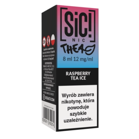 Liquid SIC! NIC 8ml Raspberry Tea Ice 12mg