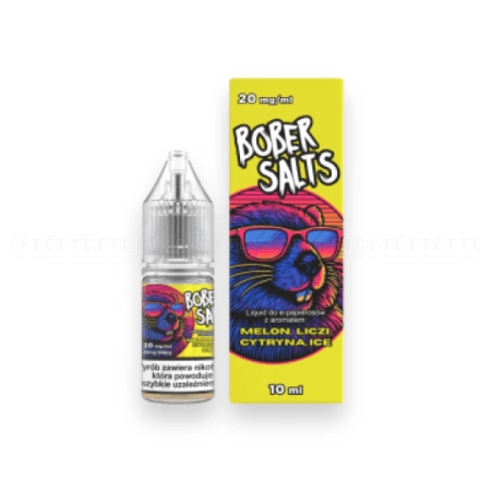 Liquid Bober Salts 10ml - Melon, Liczi, Cytryna